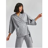 Koton Sweatshirt - Gray - Relaxed fit