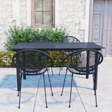 vidaXL 5-dijelni vrtni blagovaonski set od PVC ratana crni Cijene