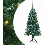 Korner Umjetno Božićno Drvo Zelena 150 cm PVC i metal Slike
