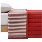Kave Home Crveni prošiven prekrivač od organskog pamuka 180x240 cm Sini – Cijene