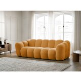 Bobochic Paris Gorčično rumena sedežna garnitura iz tkanine bouclé 232 cm Hippolyte – | Shoptok.si