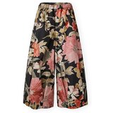 Wendy Trendy Hlače Trousers 826010 - Floral Črna Cene