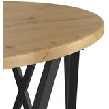  Bocni stol 2 pcs Umjetnički hrast Inženjerska drva i čelik | shoptok.hr