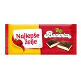 NAJLEPSE ZELJE COKOLADA BANANICA CRNA 184G | ePonuda.com