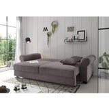 MID.YOU ZOFA S POSTELJNO FUNKCIJO, temno siva tekstil | Shoptok.si
