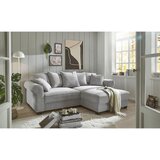 MID.YOU KOTNA SEDEŽNA GARNITURA, rebrasti žamet svetlo siva | Shoptok.si