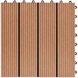  Pločice za decking 11 pcs Tikovina 30 x 30 cm | shoptok.hr