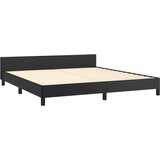  Okvir za krevet s uzglavljem crni 180x200 cm od umjetne kože | shoptok.hr