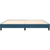 vidaXL Box spring posteljni okvir temno moder 200x200 cm žamet | Shoptok.si