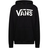 Vans Sweater majica 'Classic' crna / bijela | shoptok.hr