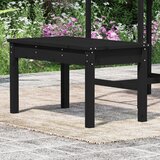  Vrtna klupa crna 80 x 44 x 45 cm od masivne borovine | Eponuda.com