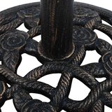  Stalak za suncobran crni/brončani 9 kg 40 cm lijevano željezo | shoptok.hr