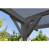 WESTMANN aluminijska nadstrešnica za automobile s ravnim krovom Helsinki 15 m2 (3x5 m) | BRANDED IN GERMANY | shoptok.hr
