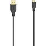 Hama USB kabel USB 2.0 USB-A vtič\, USB-mikro-B vtič 0.75 m črna 00200610, (20417319) | Shoptok.si
