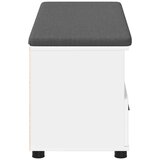  Haldna klop z blazino s predalom Bela 100 x 38 x 46 cm, (5000155644) | Shoptok.si