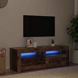 TV ormarić LED boja drva 120x35x40 cm konstruirano drvo | Eponuda.com