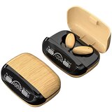 Venisymlis Slušalke Bluetooth 5.2 Vintage Wood, HiFi stereo, odpravljanje šumov, IPX6, (22102123) Cene