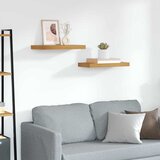  Polica na zidu 2 pcs Smeđa 50 x 23 x 4 cm Konstruirano drvo | shoptok.hr