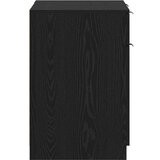 vidaXL Stol s ladicama Crni hrast 133 x 50 x 75 cm Konstruirano drvo | shoptok.hr