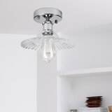  plafonski luster trish 1xE27/15W/230V sjajni hrom/prozirno staklo | Eponuda.com