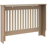 vidaXL pokrivač radijatora 2 pcs smeđa 112 x 19 x 81.5 cm | shoptok.hr