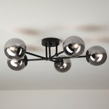 Brilagi plafonski luster maliva 6xE14/15W/230V crna/dimljeno staklo | Eponuda.com