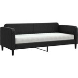  Dnevni krevet s madracem crni 80 x 200 cm od tkanine | shoptok.hr