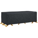 vidaXL Prevleka za zunanje pohištvo Črna 300 x 140 x 90 cm 210D | Shoptok.si