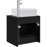  Umivaonik s policom Crni hrast 49,5 x 41 x 63 cm | shoptok.hr
