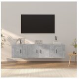  3-dijelni set TV ormarića siva betona konstruirano drvo | shoptok.hr