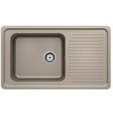 Carea Ugradbeni sudoper Venus (D x Š: 86 x 50 cm, 1 korito, lith®, Taupe) | shoptok.hr