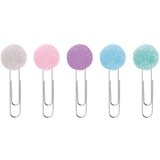 Spajalice ručne velike s pomponom pastel pk6 knorr prandell 21-2681101 blister | Shoptok.si