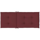  Jastuci za stolice 4 kom prošarano boja vina 120x50x4cm tkanina - prošarana crvena boja vina 120 x 50 x 4 cm 2 Prošarana crvena | shoptok.hr