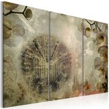  Slika - Vintage clock and orchid - triptych 60x40 Cijene