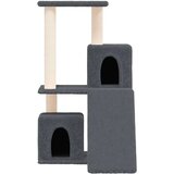  Mačje drevo s praskalniki iz sisala temno sivo 82 cm, (20958166) | Shoptok.si