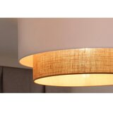  duolla - plafonsko svetlo boho 1xE27/15W/230V prečnik 45 cm bela/braon | Eponuda.com