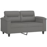  2-dijelni set sofa s jastucima tamnosivi od mikrovlakana | shoptok.hr
