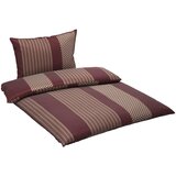 Dieter Knoll OBOJESTRANSKA POSTELJNINA 140/200 cm saten češnjevo rdeča | Shoptok.si