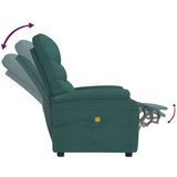  Masažni stol temno zeleno blago, (20939706) | Shoptok.si