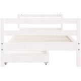  Okvir za dječji krevet s ladicama bijeli 90x190 cm od borovine | shoptok.hr
