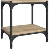 TV ormarić boja hrasta 40x33x41 cm konstruirano drvo i čelik | Eponuda.com