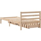  Okvir kreveta bez madraca 90 x 190 cm od masivne borovine | shoptok.hr