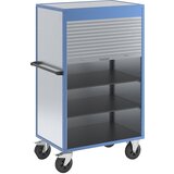 eurokraft pro Pomična omara, DxŠxV 1050 x 740 x 1785 mm, aluminijast rolo, nosilnost 500 kg | Shoptok.si