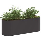  Povišeni vrtni krevet Crna 120 x 40 x 40 cm Čelik | shoptok.hr
