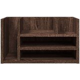  Organizator za pisalno mizo rjavi hrast 44,5x24x25 cm inž. les, (21413977) | Shoptok.si