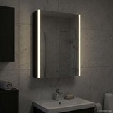  Kupaonski ormar s ogledalom Crni hrast 43 x 11,5 x 60,5 cm | shoptok.hr