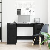  Stol s ladicama Crni hrast 133 x 50 x 75 cm Konstruirano drvo | Eponuda.ba