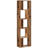  Regal za knjige 5 razina boja staro drvo 45x23,5x162,5cm drveni | shoptok.hr