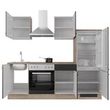 Flex-Well Kuhinjski Blok Capri, Črna, Hrast | Shoptok.si