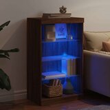 vidaXL Komoda s LED svjetlima boja smeđeg hrasta 60 5x37x100 cm | shoptok.hr